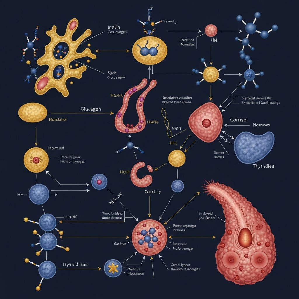 Hormonal pathways in energy regulation